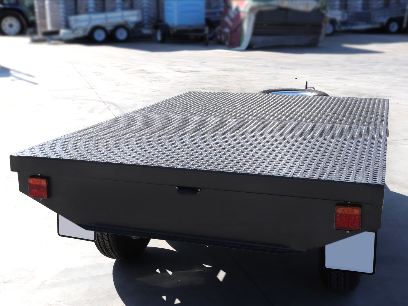 8x5 Heavy Duty Flat Top Trailer For Sale — image 4