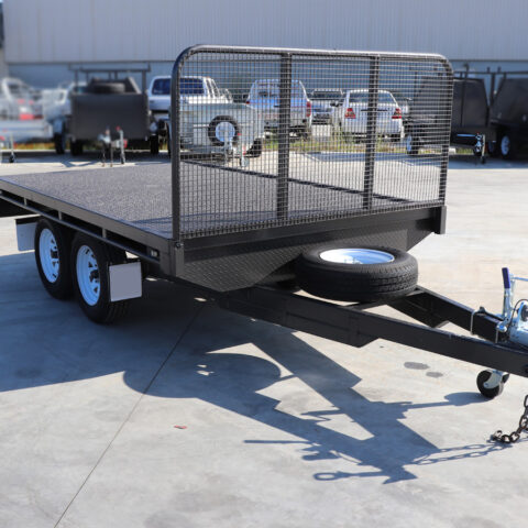 10x6 Heavy Duty Flat Top Trailer with Headboard For Sale — image 3