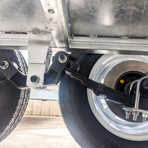 8x5 Tandem Axle Galvanised Trailer with 3 Ft Cage | Ladder Racks | For Sale in Brisbane — image 8