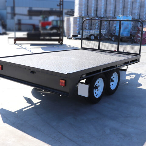 10x6 Heavy Duty Flat Top Trailer with Headboard For Sale — image 6