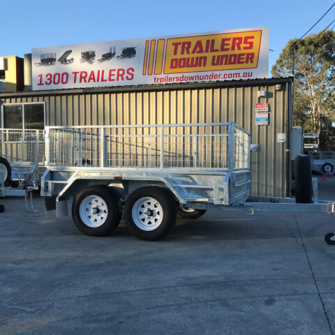8x5 Tandem Axle Galvanised Trailer with 2 Ft Cage For Sale in Brisbane — image 8