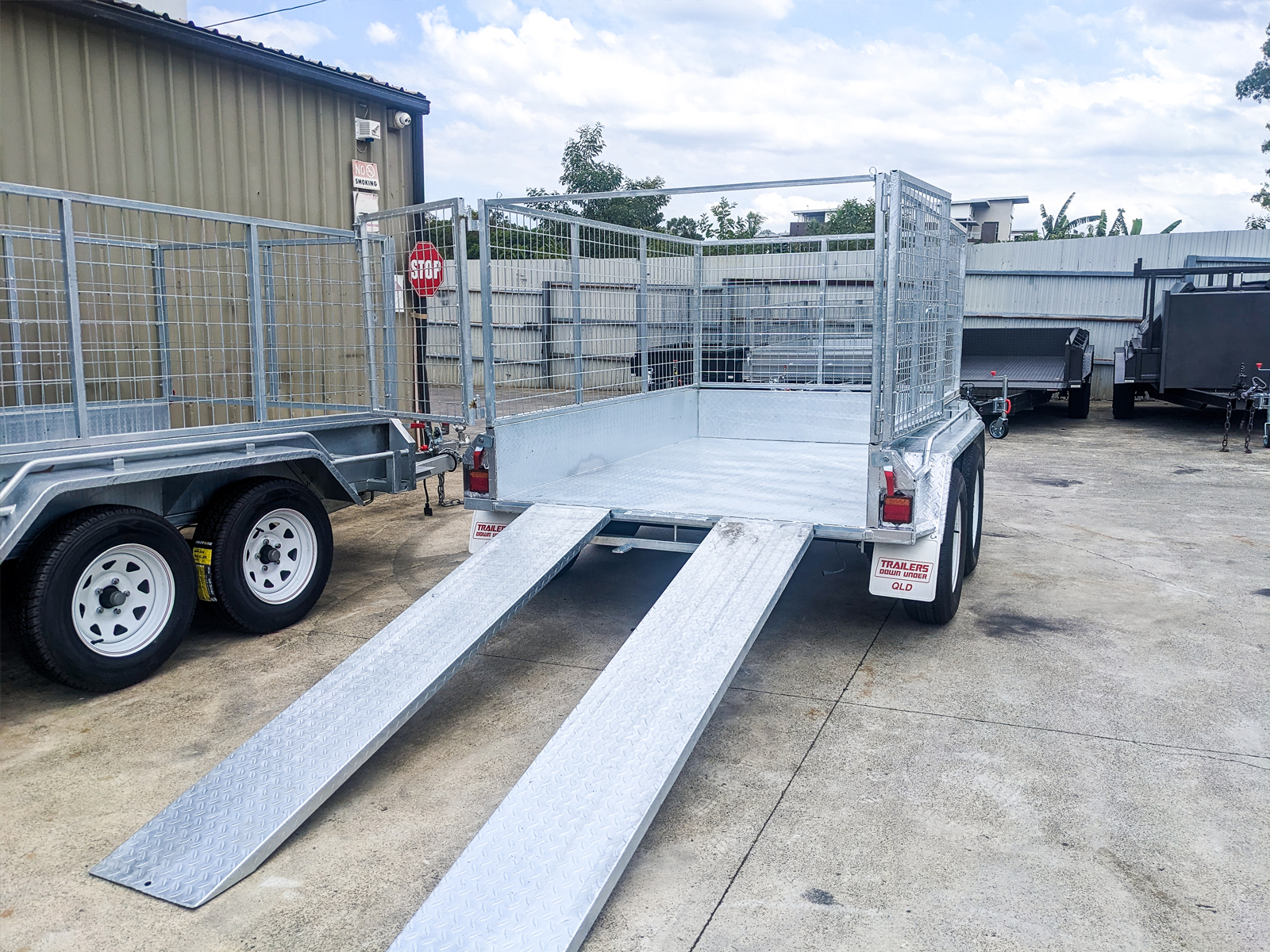8x5 Tandem Axle Galvanised Trailer with 3 Ft Cage For Sale in Brisbane — image 7