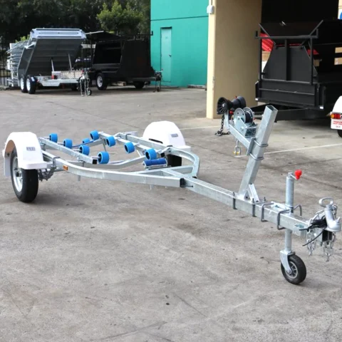 Galvanised Jetski Trailer with Rollers — image 3