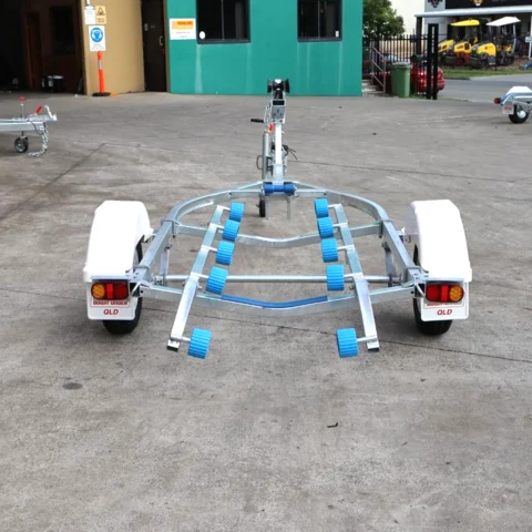 Galvanised Jetski Trailer with Rollers — image 5