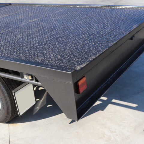 10x6 Heavy Duty Flat Top Trailer with Headboard For Sale — image 4