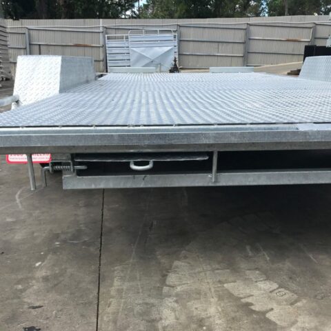 12x6'6" Semi Flat Top Austalian Made & Galvanised Car Carrier Trailer for Sale in Brisbane — image 4