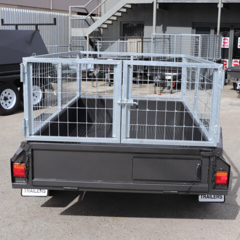 6x4 Single Axle Commerical Heavy Duty Box Trailer For Sale | 2ft Galvanised Cage — image 2