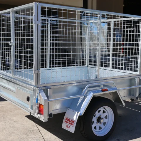 6x4 Galvanised Box Trailer with 3 Ft Cage for Sale in Brisbane — image 12