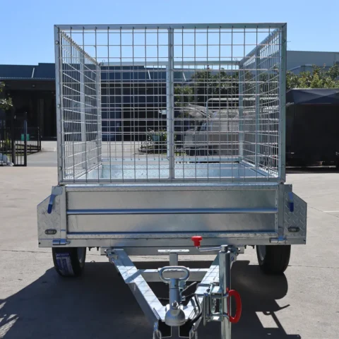 6x4 Galvanised Box Trailer with 3 Ft Cage for Sale in Brisbane — image 9