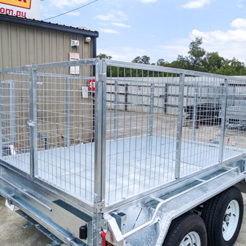 8x5 Tandem Axle Galvanised Trailer with 3 Ft Cage For Sale in Brisbane — image 3